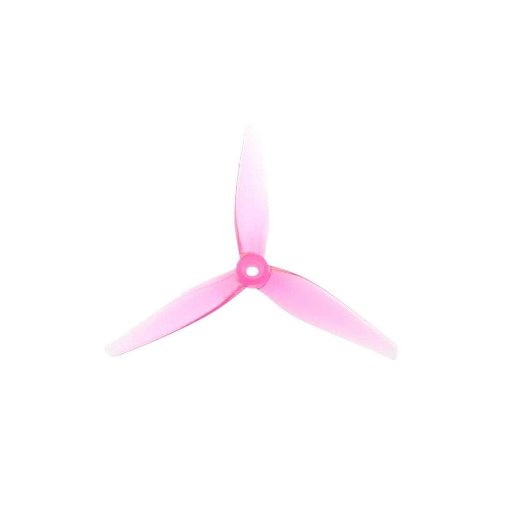 HQPROP prop HQ Prop R37 5.1x3.7x3 Tri-Blade 5" Prop 4 Pack - Stickman Pink