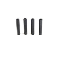 IMPULSERC Frame Part ImpulseRC Micro Apex Replacement Standoff M2.5 Aluminum Hex 4.5mm x 26mm (4pc) - Black