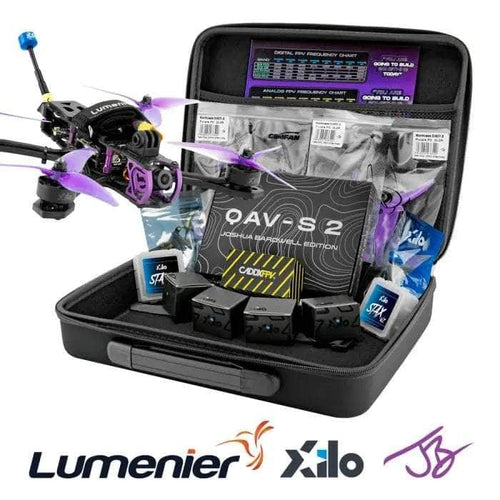 LUMENIER FPV Drones BNF & RTF Beginner DIY FPV BNF Drone Kit - QAV-S 2 Joshua Bardwell SE 5” - Analog