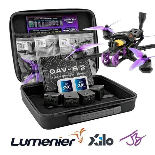 LUMENIER FPV Drones BNF & RTF Beginner DIY FPV Drone Kit - QAV-S 2 Joshua Bardwell SE 5” - HD Ready