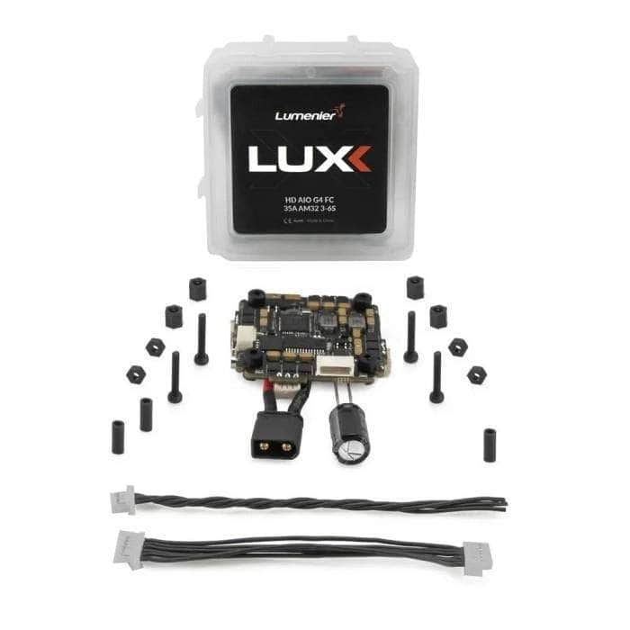 LUMENIER AIO FC Lumenier LUX HD G4 AIO Whoop/Toothpick Flight Controller (w/ 35A AM32 4in1 ESC) - Solderless