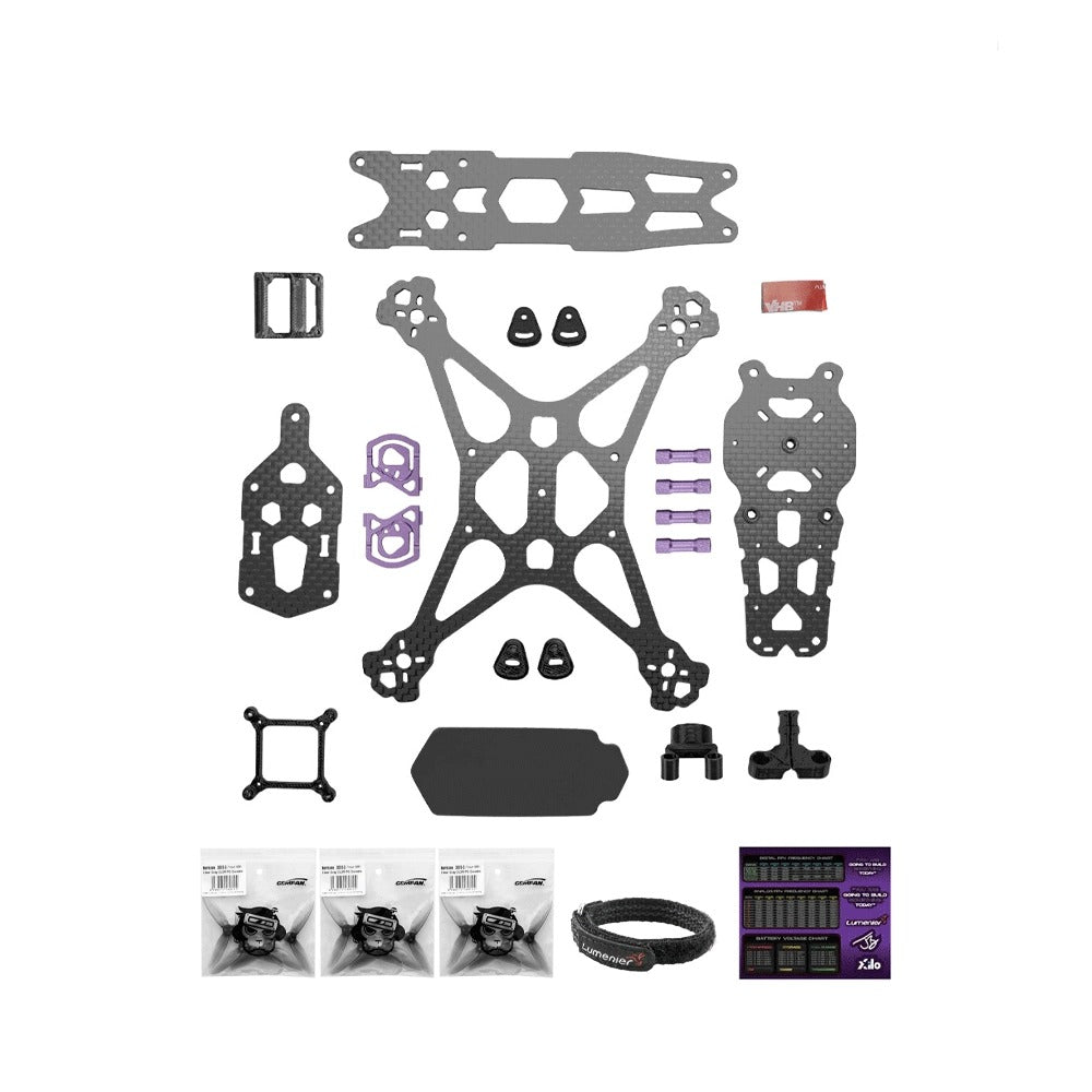 Beginner DIY FPV Drone Kit - QAV-S 2 Sub-250 Joshua Bardwell SE 3” - HD Ready