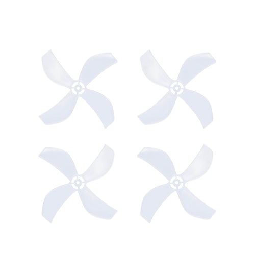 NewBeeDrone Drone Propellers Clear NewBeeDrone Azi (Quad Blade) Micro Propellers 31mm -0.8mm Shaft(Set of 4)