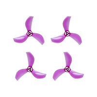 NewBeeDrone Drone Propellers Pink NewBeeDrone Azi (Tri Blade) Micro Propellers 31mm - 0.8mm Shaft (Set of 4)