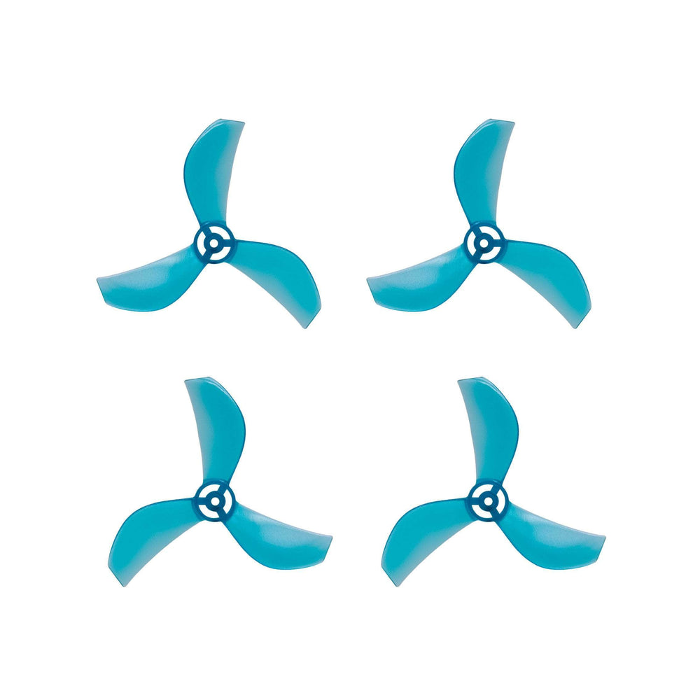 NewBeeDrone Drone Propellers Teal NewBeeDrone Azi (Tri Blade) Micro Propellers 31mm - 0.8mm Shaft (Set of 4)