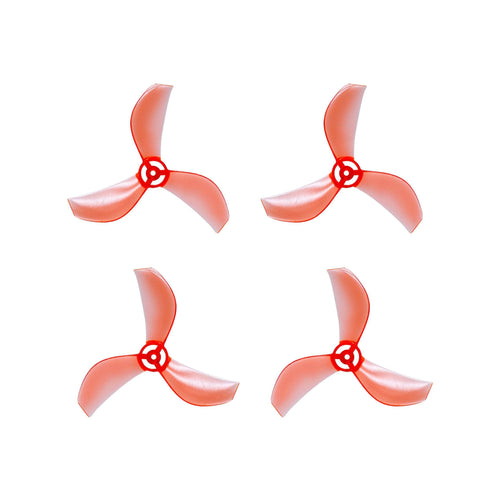 NewBeeDrone Drone Propellers NewBeeDrone Azi (Tri Blade) Micro Propellers 31mm - 1.0mm Shaft (Set of 4)