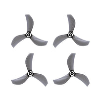 NewBeeDrone Drone Propellers Clear Black NewBeeDrone Azi (Tri-Blade) Micro Propellers 40mm - 1.5mm Shaft (Set of 4)