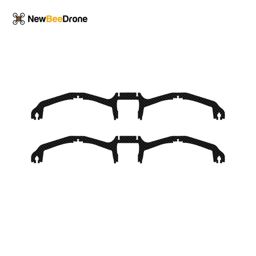 NewBeeDrone Drone Frames 2x Vertical Frame Plate RL1 NewBeeDrone CinemAh Carbon Fiber Frame Replacement Parts  - Main Plate, Side Plates, Motor Mounts, Etc.