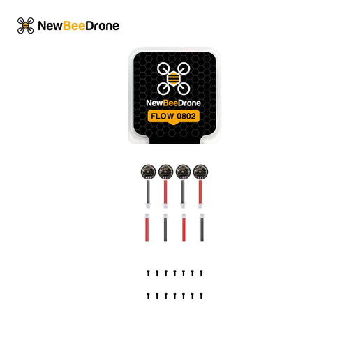 NewBeeDrone Drone Motors NewBeeDrone Flow 0802 27000kv Brushless Motors (Set of 4)