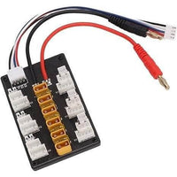 RaceDayQuads Charger ACC Parallel Charging Board 4mm Banana Plug 1-3S Battery