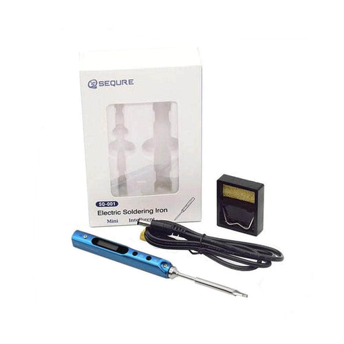 SEQURE Tools Blue SEQURE Mini SQ-001 65W Digital OLED Soldering Iron w/ 19V Power Supply - TS-B2