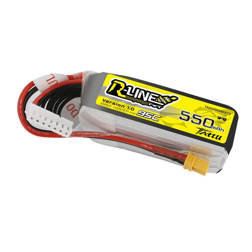 TATTU Battery Tattu 22.2v 6S 550mAh 95C LiPo Micro Battery - XT30