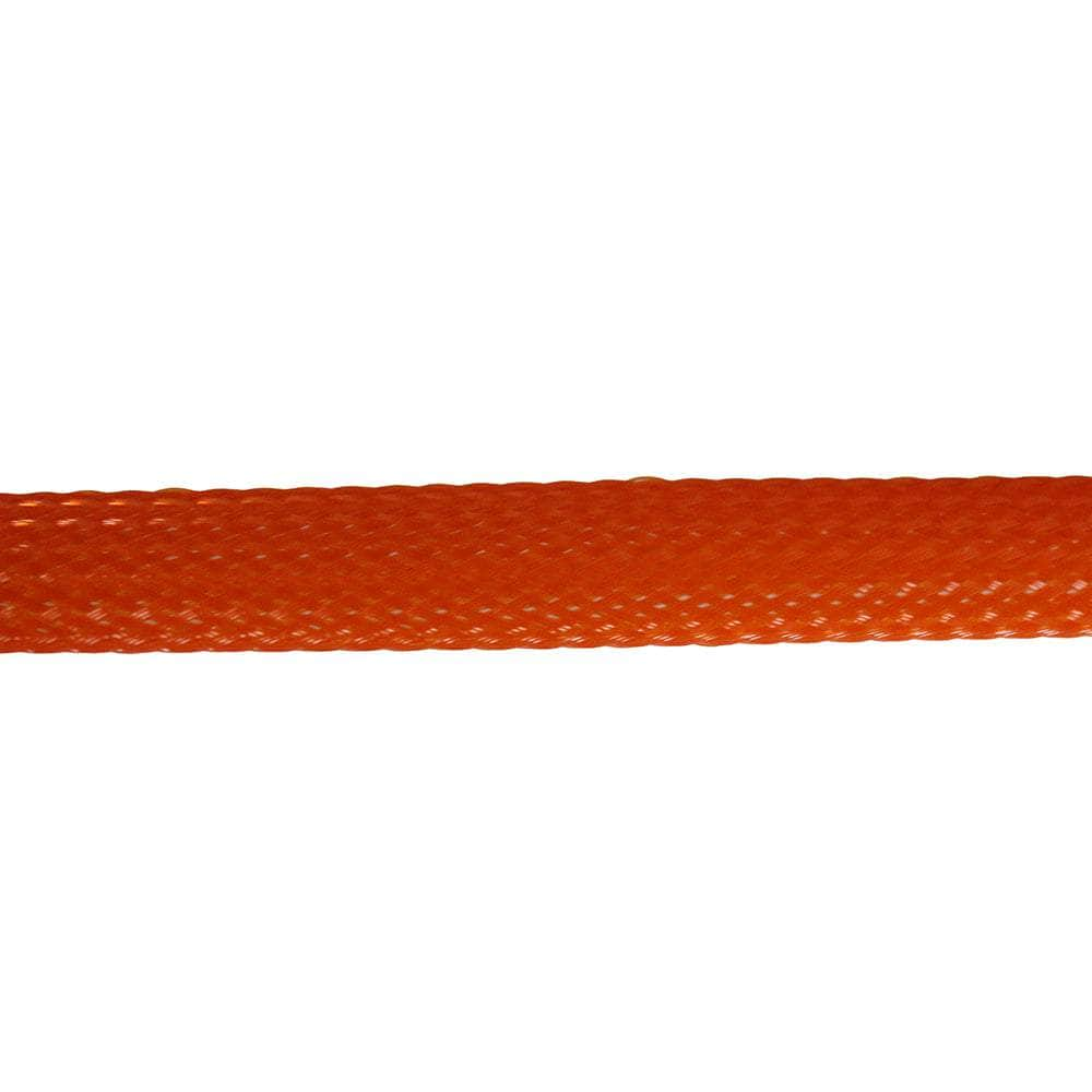 TECHFLEX Hardware Dark Orange RDQ 3/8'' x 2ft. Braided Mesh Wire Wrap for ESC and Motor Wires