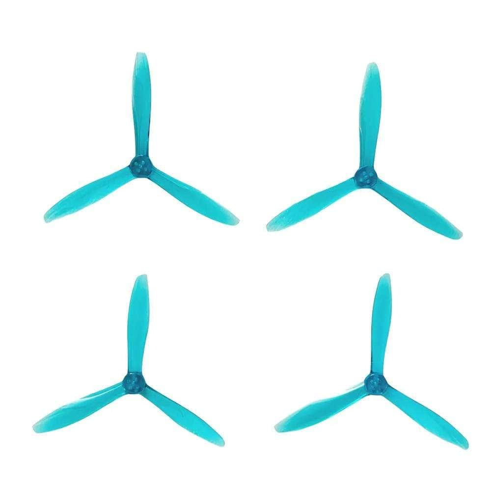 TMOTOR Prop Blue T-Motor T4944 3-Blade Propeller (Set of 4) - 1.5mm Shaft