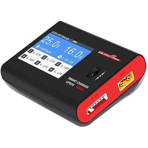 ULTRAPOWER Charger (AS-IS) UltraPower UP616 400W 16A 1-6S LiPo/LiHV DC Smart Charger (NO CABLES)