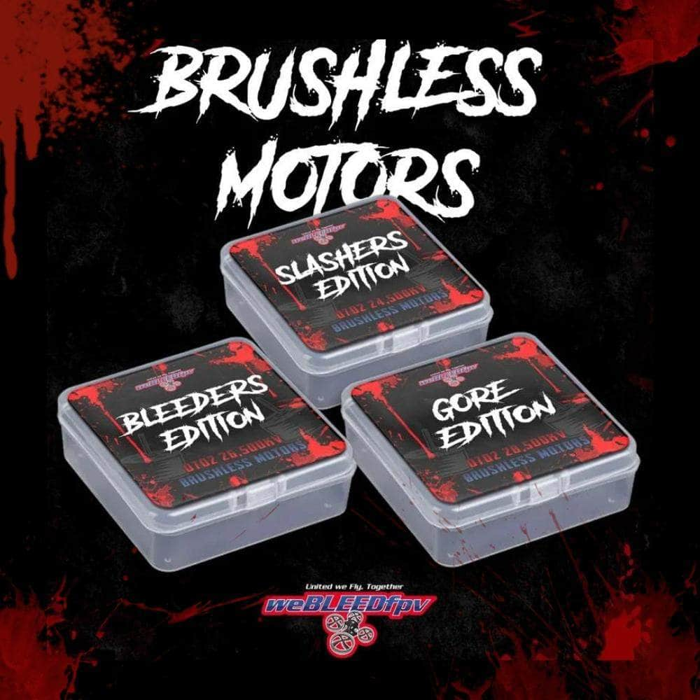 weBLEEDfpv MOTORS weBLEEDfpv 0702 SPECIAL EDITION BRUSHLESS MOTORS SET OF (4 MOTORS)