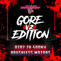 weBLEEDfpv MOTORS **V2** GORE 28500KV weBLEEDfpv 0702 SPECIAL EDITION BRUSHLESS MOTORS **V2** w/Knurled Shaft Design SET OF (4 MOTORS)