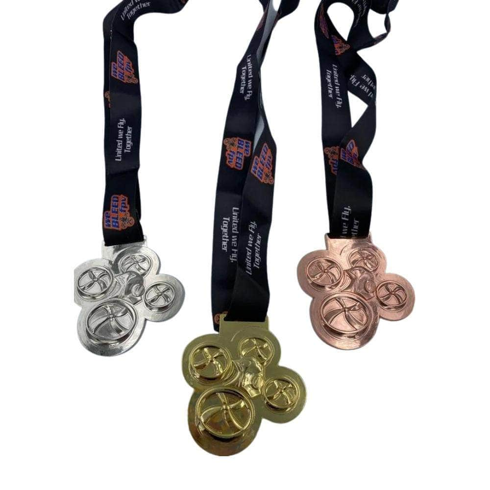 weBLEEDfpv MERCHANDISE weBLEEDfpv WHOOP Medals (Set of 3)