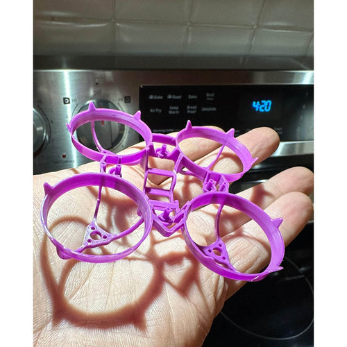 weBLEEDfpv FRAMES FRACTAL PURPLE weBLEEDfpv x Fractal Engineering The Crown FPV 65mm Whoop Frame