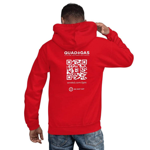 WREKD Co. WREKD Swag Quad Gas Red Unisex Hoodie