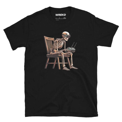 WREKD Co. WREKD Swag S Skeleton FPV Unisex Graphic Tee by WREKD Co. - Choose Size