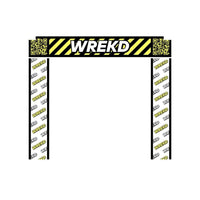 WREKD Co. Lap Timing and Race Gates WREKD 5' x 5' Racing Gate Fabric (No poles)