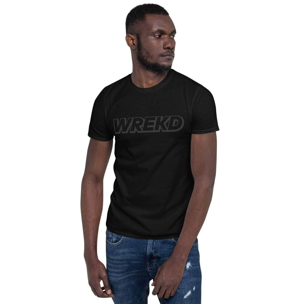 WREKD Co. WREKD Swag WREKD Black on Black Short-Sleeve Unisex Tee