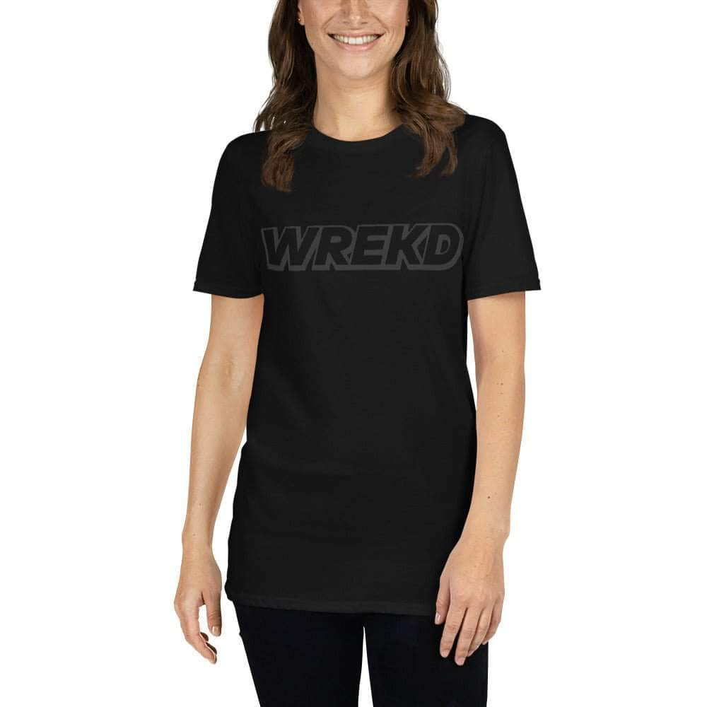 WREKD Co. WREKD Swag WREKD Black on Black Short-Sleeve Unisex Tee