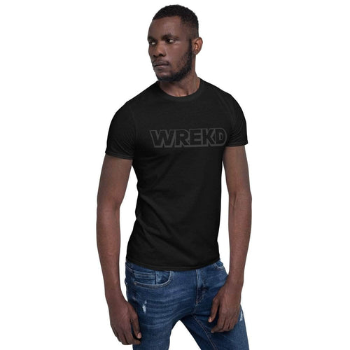 WREKD Co. WREKD Swag WREKD Black on Black Short-Sleeve Unisex Tee