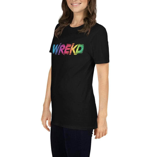 WREKD Co. T-Shirt WREKD Colorful Warped Logo Unisex Tee