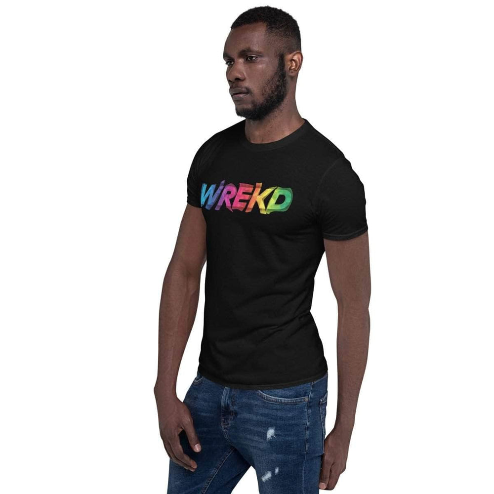 WREKD Co. T-Shirt WREKD Colorful Warped Logo Unisex Tee