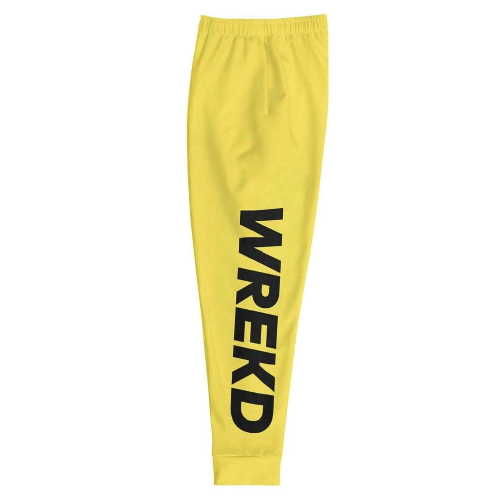 WREKD Co. WREKD Swag WREKD Drone Racing Men's Joggers - Yellow