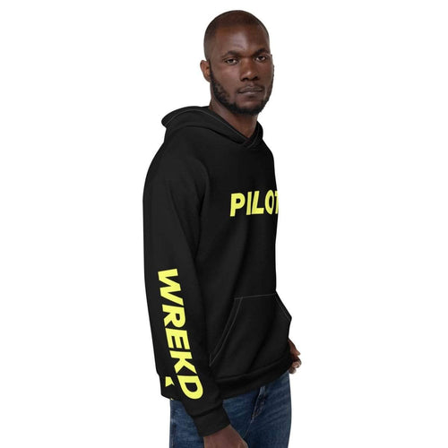 WREKD Co. WREKD Swag WREKD Drone Racing Unisex Hoodie - Black