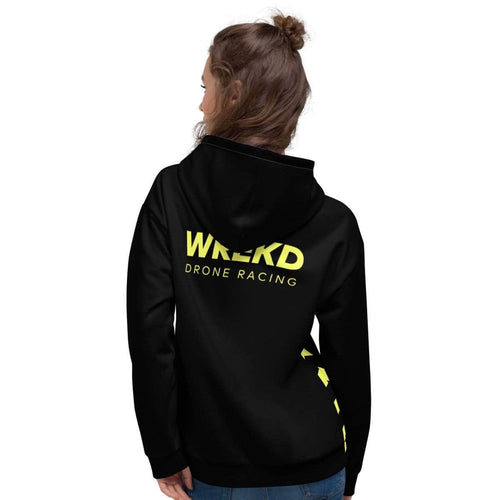 WREKD Co. WREKD Swag WREKD Drone Racing Unisex Hoodie - Black