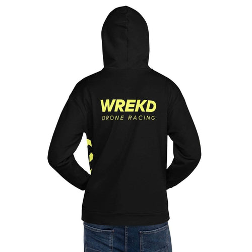 WREKD Co. WREKD Swag WREKD Drone Racing Unisex Hoodie - Black