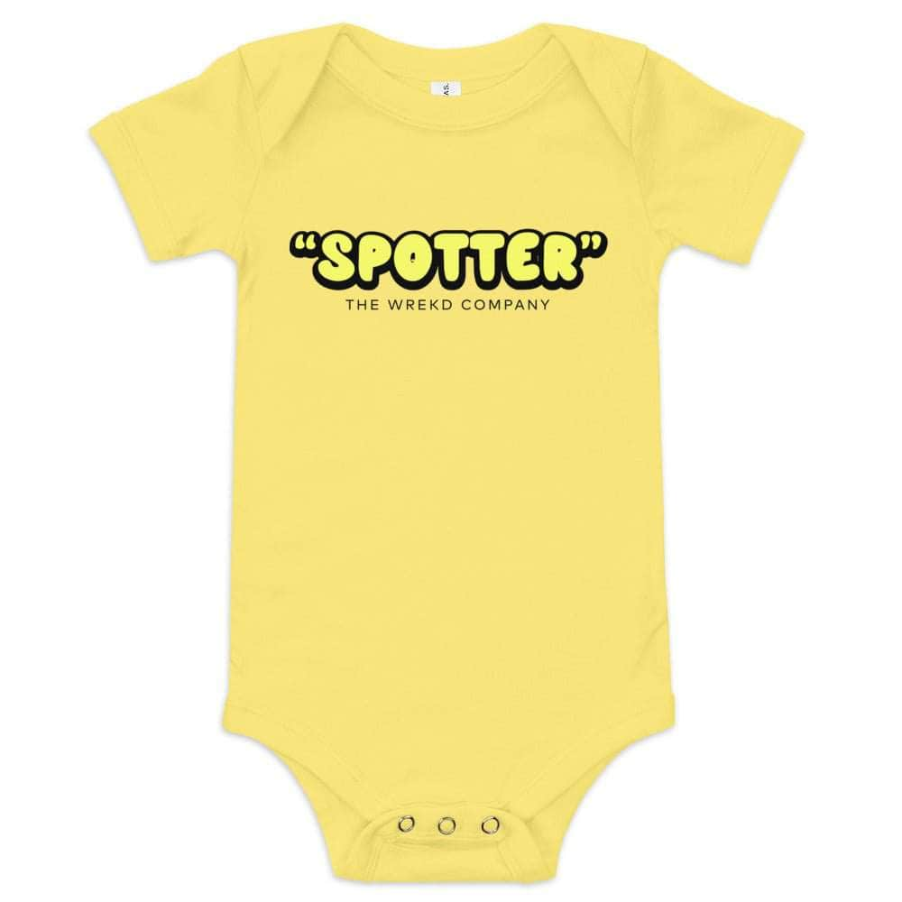 WREKD Co. WREKD Swag Yellow / 6-12m WREKD "SPOTTER" Onesie