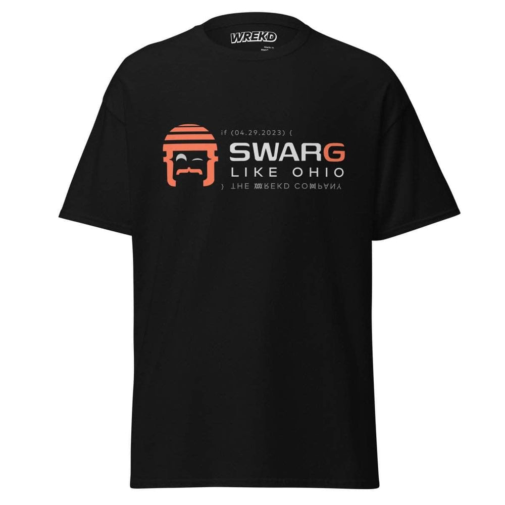 WREKD Co. Black / 2XL WREKD "SWARG LIKE OHIO" Parody Goggle Dooms Day Men's Classic Tee