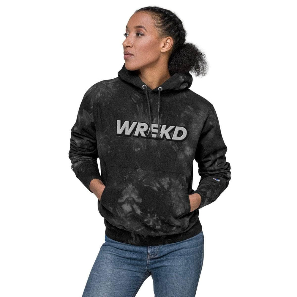 WREKD Co. WREKD Swag WREKD x VROOM Unisex Champion Tie-dye Hoodie