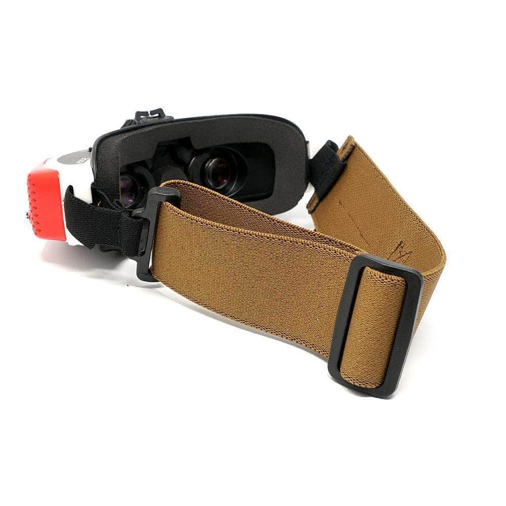 FATSTRAPS Goggle ACC Analog (Closed Loop) / Military Grade Coyote Brown FatStraps 2" FPV Goggle Strap for Fatshark, Walksnail or DJI - Choose Your Style