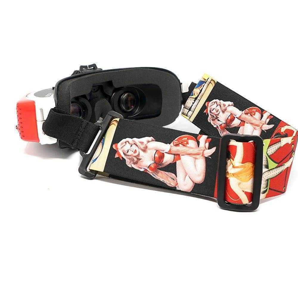 FATSTRAPS Goggle ACC Analog (Closed Loop) / Pin Up FatStraps 2" FPV Goggle Strap for Fatshark, Walksnail or DJI - Choose Your Style