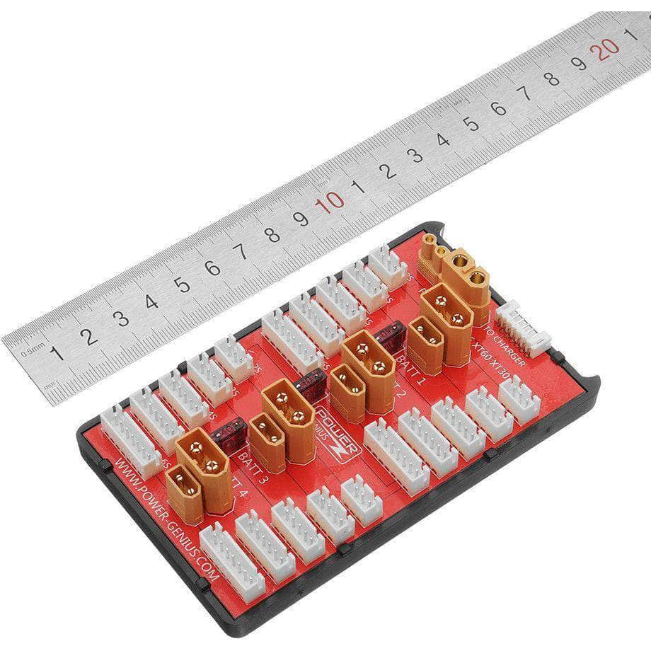 FPVELITE Charger ACC Power Genius 4 Pack 2-6S 2in1 Parallel Charging Board - XT30 & XT60