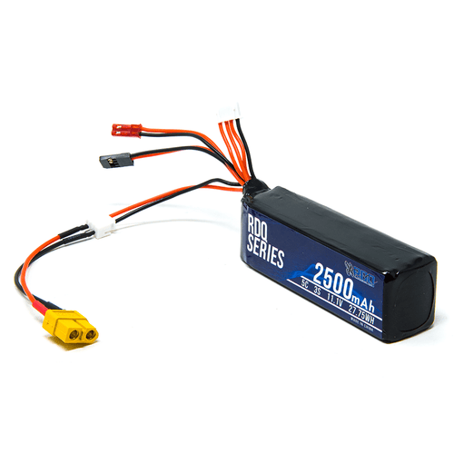 GNB Battery RDQ Series 11.1V 3S 2500mAh 5C LiPo Battery for Taranis X9D