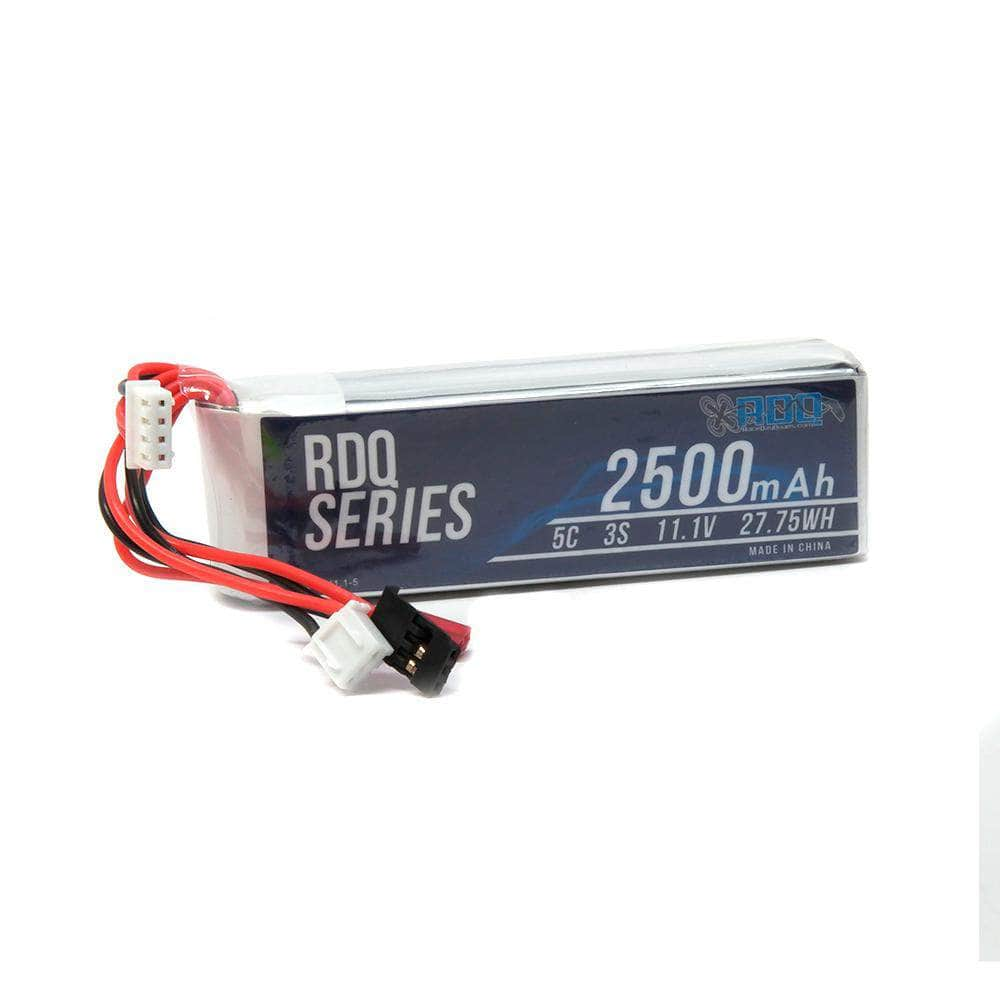 GNB Battery With Charging Adapter / White RDQ Series 11.1V 3S 2500mAh 5C LiPo Battery for Taranis X9D