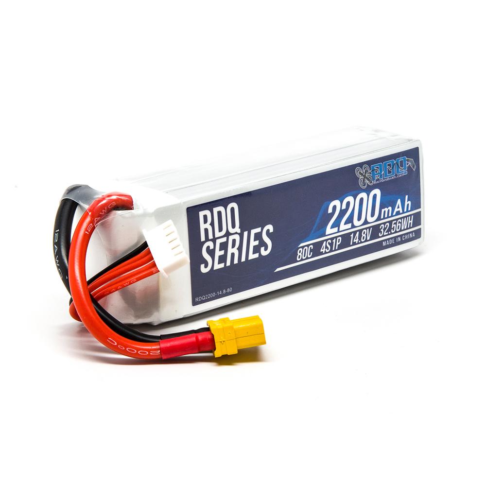 GNB Battery RDQ Series 14.8V 4S 2200mAh 80C LiPo Battery - XT60