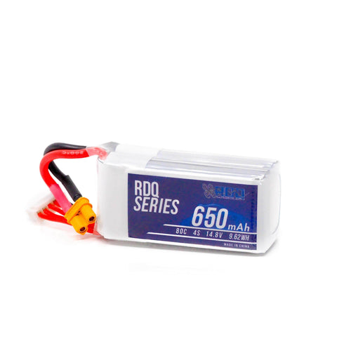 GNB Battery RDQ Series 14.8V 4S 650mAh 80C LiPo Micro Battery - XT30