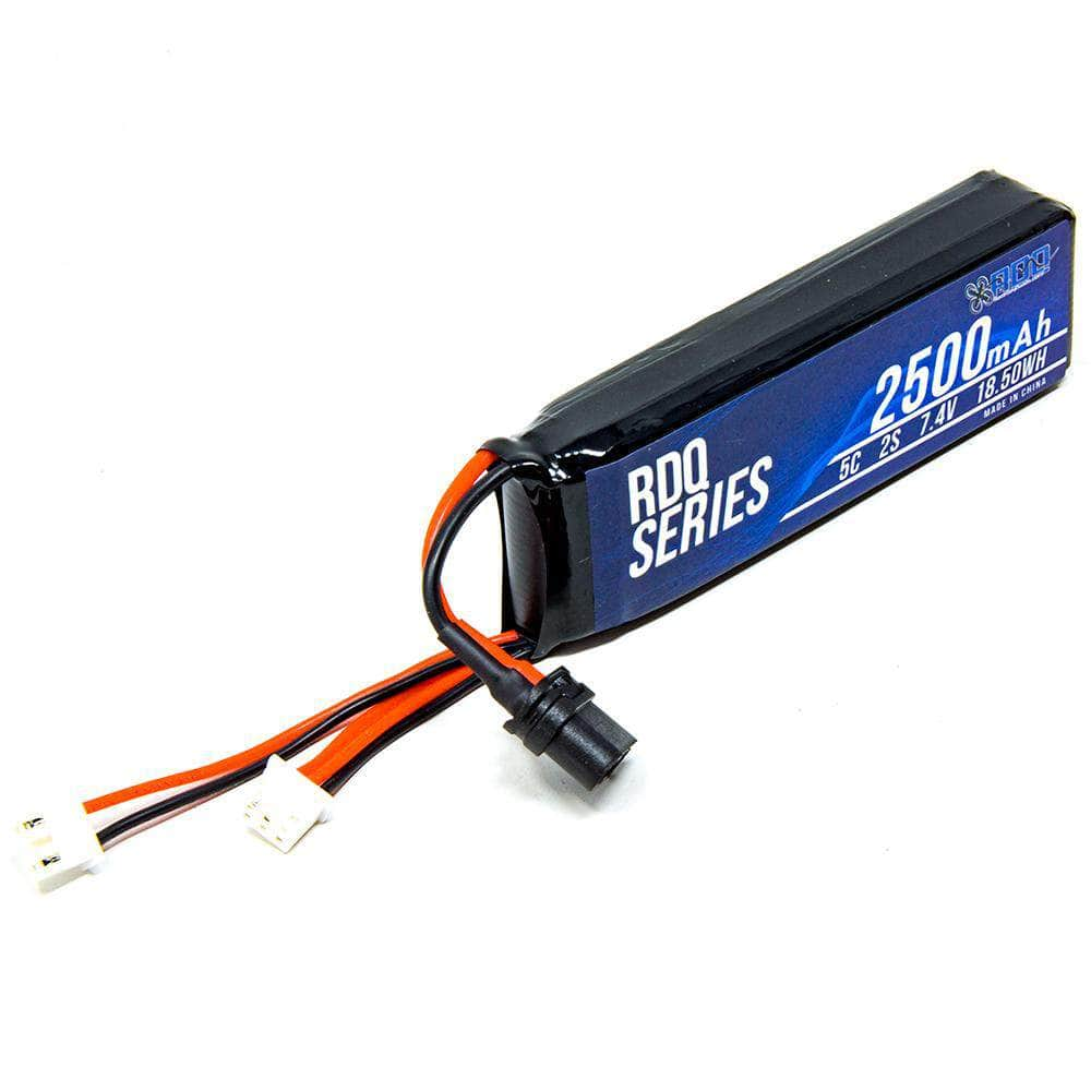 GNB Battery RDQ Series 7.4V 2S 2500mAh 5C LiPo Battery for Taranis X9D 2019 - XT60 & JST-XH