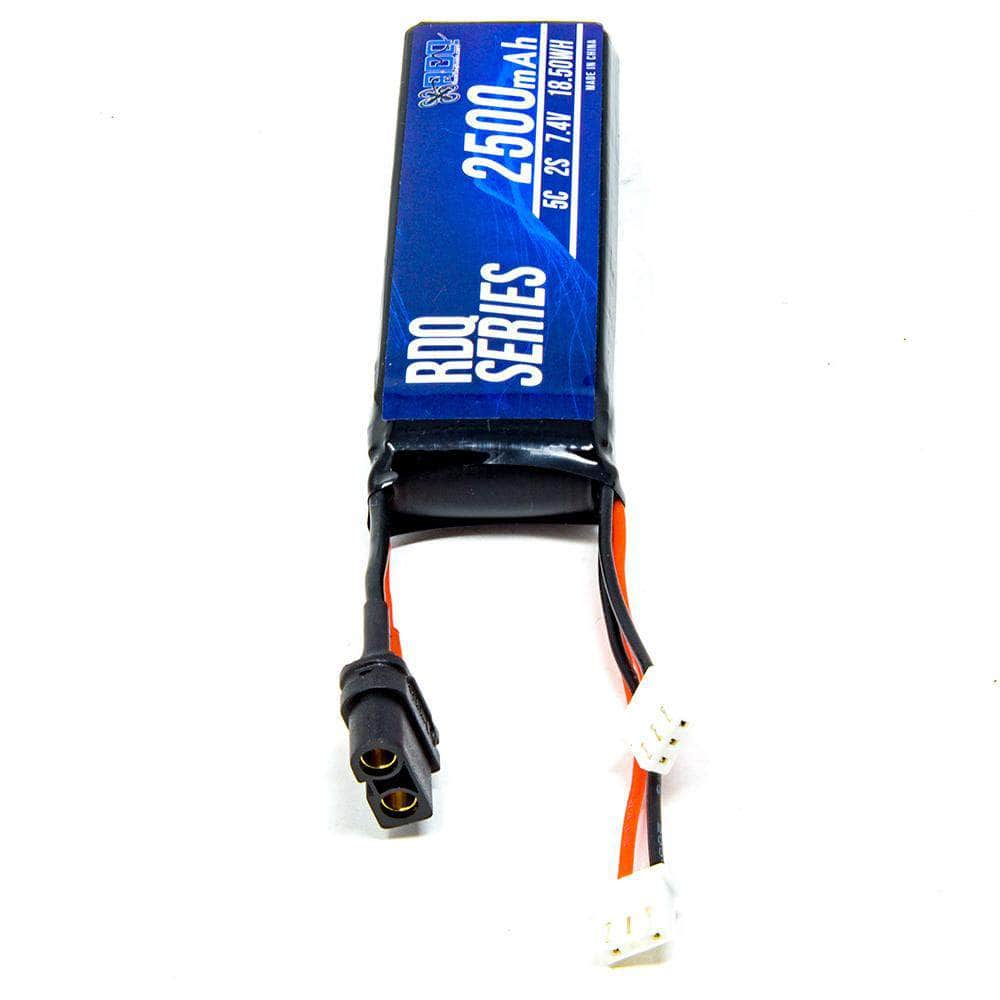 GNB Battery RDQ Series 7.4V 2S 2500mAh 5C LiPo Battery for Taranis X9D 2019 - XT60 & JST-XH