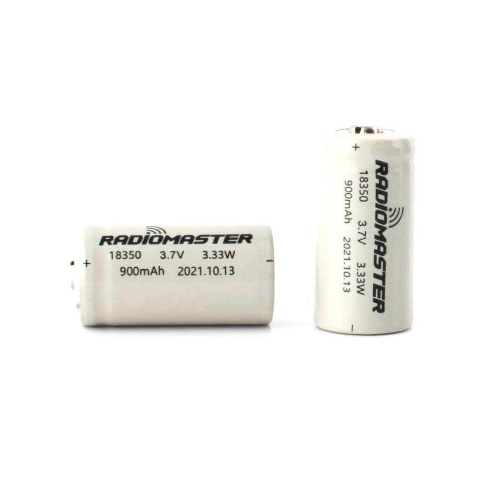 HOBBYPORTER Battery RadioMaster 3.7V 900mAh 18350 Li-Ion Battery for Zorro 2 Pack