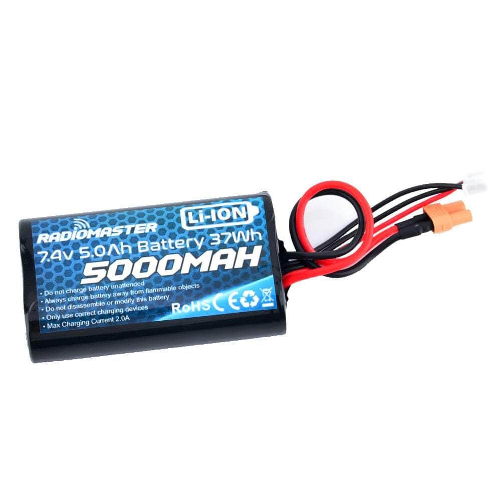 HOBBYPORTER Battery RadioMaster 7.4V 2S 5000mAh Li-Ion Battery for Transmitters - XT30