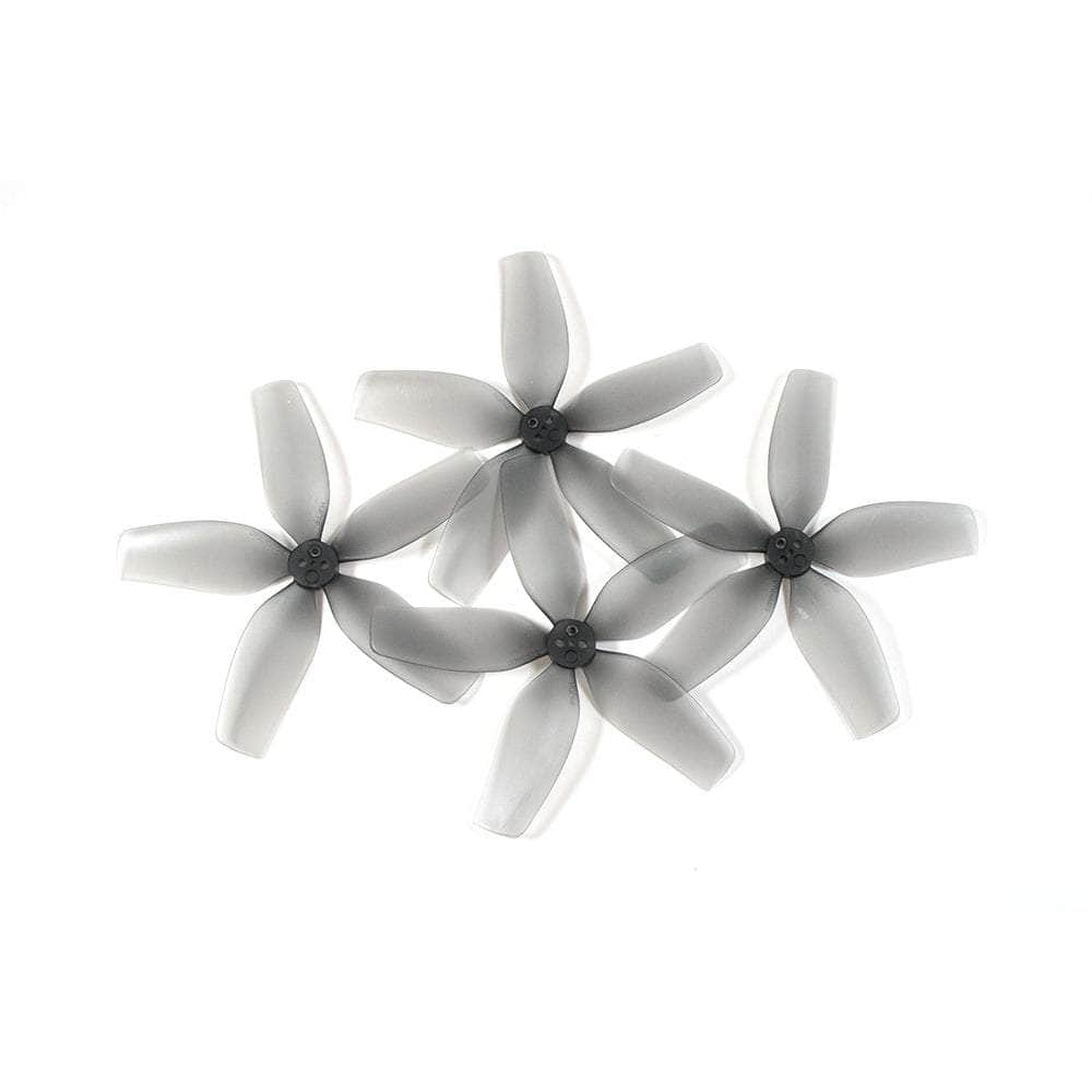 HQPROP Prop HQ Prop DT90MMX5 Penta-Blade 3.5" Cinewhoop Prop 4 Pack (1.5mm Shaft) - Gray